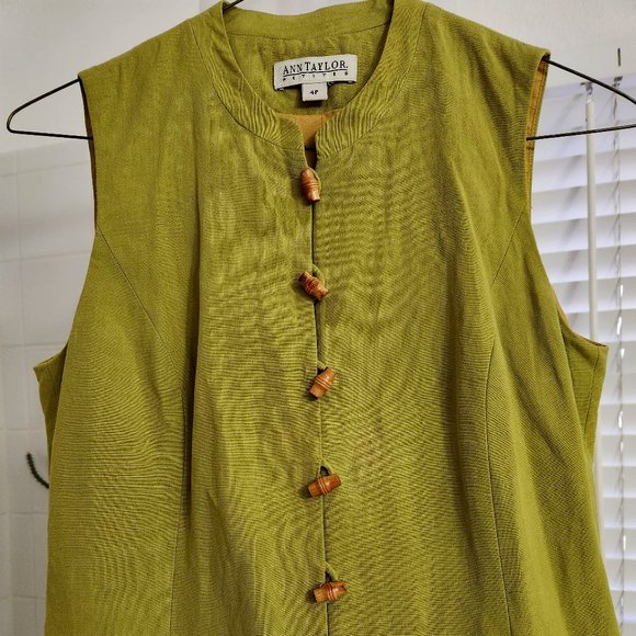 Linen Vest - Ann Taylor - Picture 1 of 2